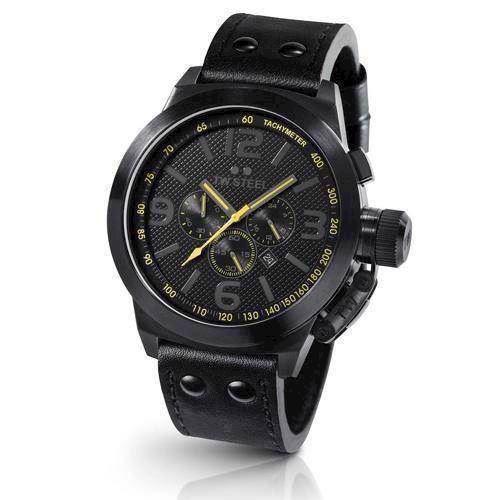 Image of TW Steel Sejt sort sports ur i XL 50 mm
